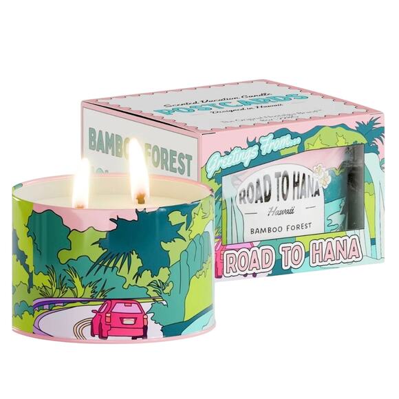 Brand New Hawaii Postcards Scented Destination "Road to Hana" Candle - Picture 1 of 3